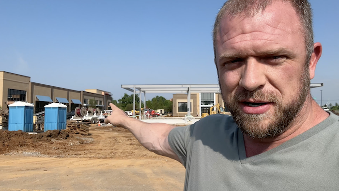 New Businesses on Medical Center Parkway by Holiday Inn Hotel