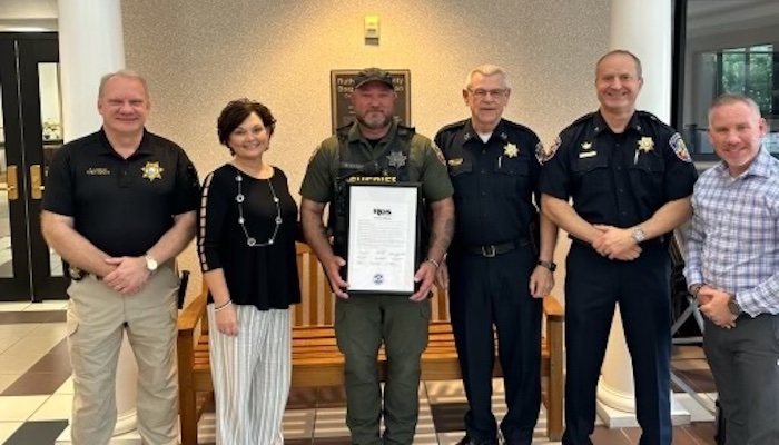 RCS presents Rutherford County Sheriff's Office with Resolution of Appreciation
