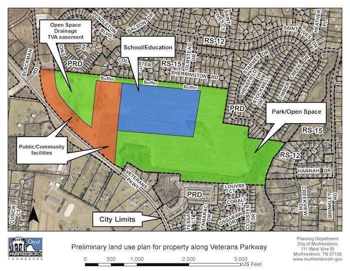 Blackman Park Prelim Land Use Map
