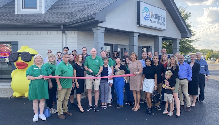 Ribbon Cutting for Hot Spring Spas of Music City