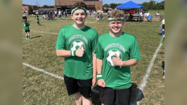 Rockvale Seniors Use Antics to Coach Elementary Soccer Team