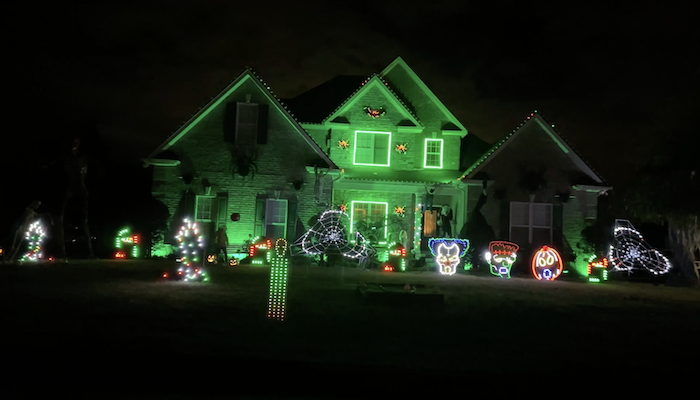 Halloween Light Display