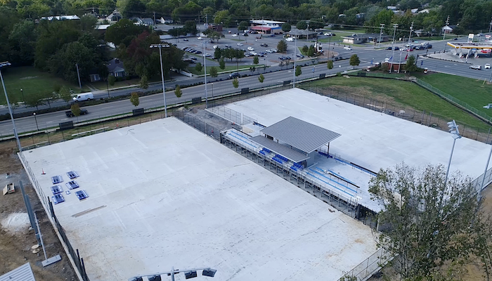 New MTSU Tennis Courts Almost Completed