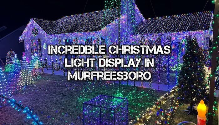 Incredible Christmas Light Display in Nashville