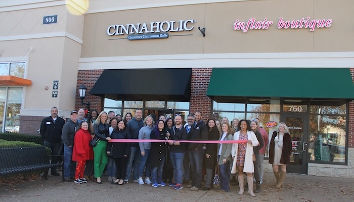 Ribbon Cutting for Cinnaholic Gourmet Cinnamon Rolls