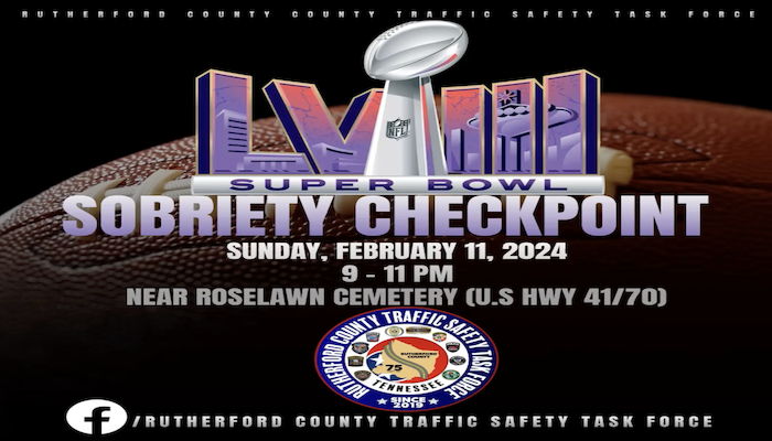 Super Bowl Sobriety Checkpoint