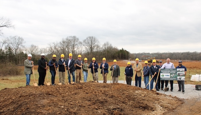Groundbreaking for the Rutherford County Transfer Station