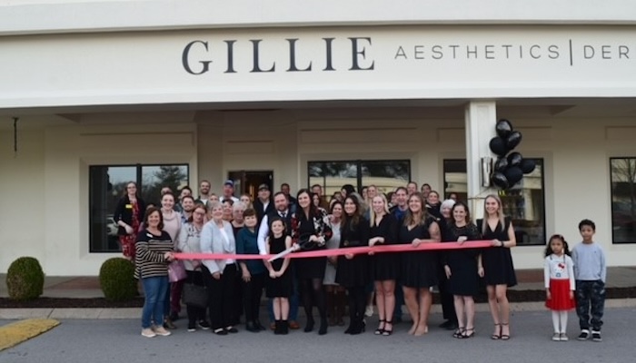 Ribbon Cutting for GILLIE Aesthetics and Dermatology