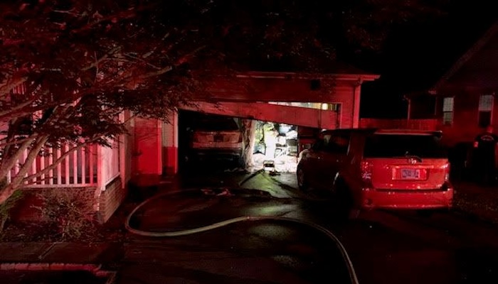 Firefighters Saves Woman From Burning Home