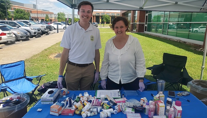 MTSU Officials Collect 76.5 Pounds, 60 Vapes During Prescription Drug Take-Back Day