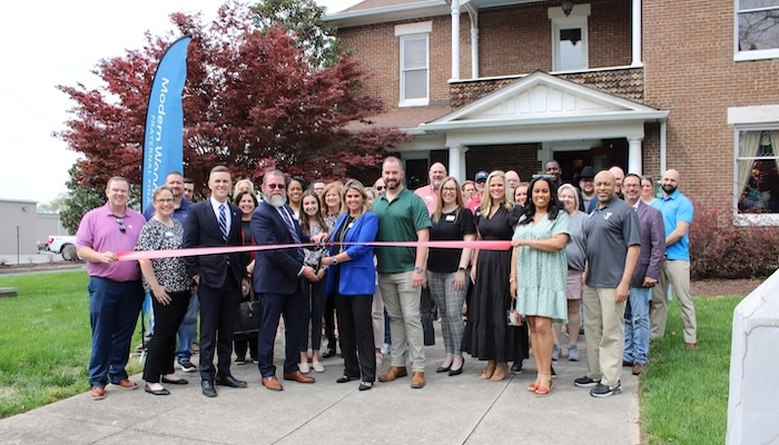 Ribbon Cutting for Modern Woodman