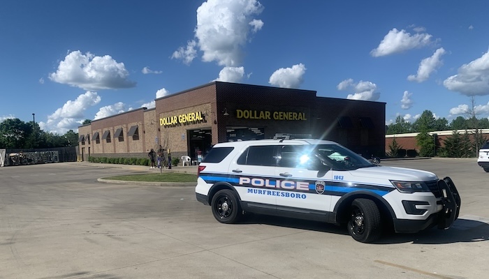 Arrest at Dollar General on Halls Hill pike