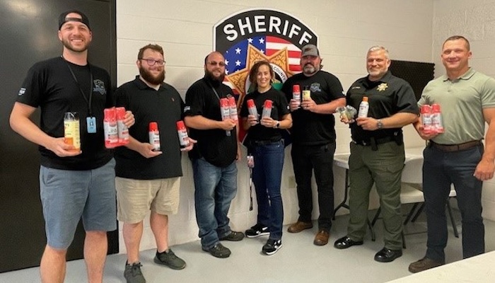 Amazon Donates Handgun Cleaning Supplies to Rutherford County Sheriff's Office