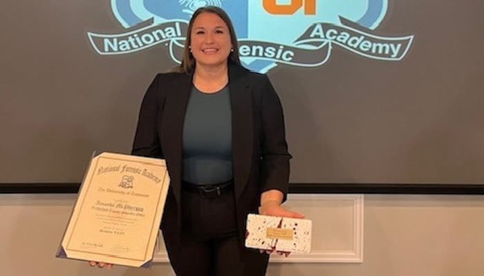 Detective Graduates From The National Forensics Academy