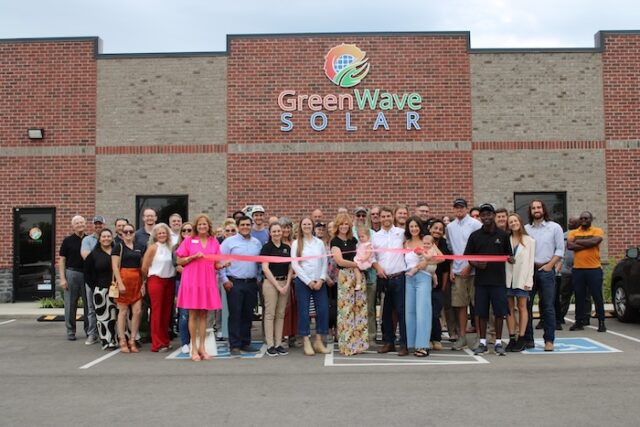 Ribbon Cutting for Green Wave Solar