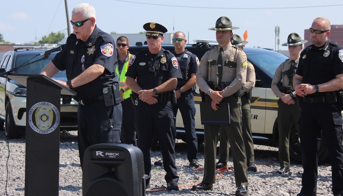 Sheriff Mike Fitzhugh urges drivers to slow down