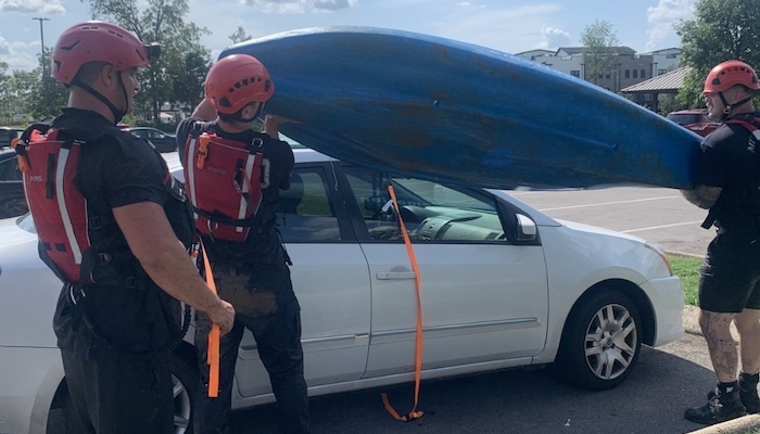 MFRD Swiftwater Team rescues Kayaker