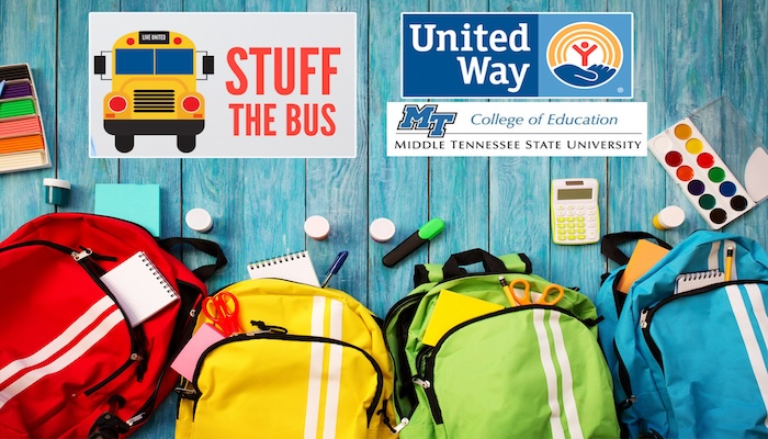 United Way Stuff the Bus