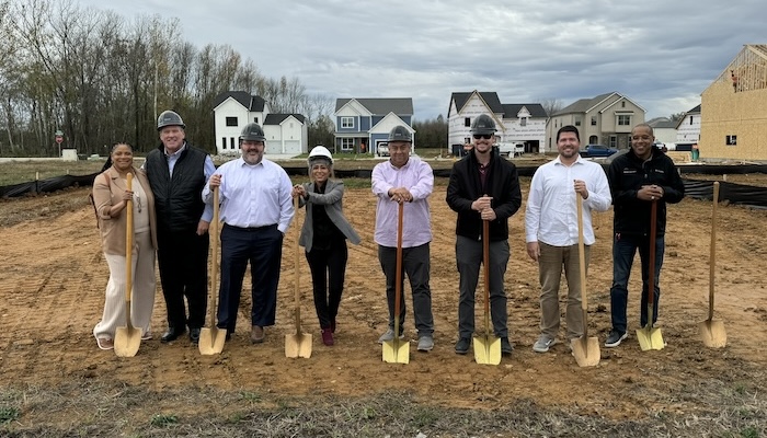 Groundbreaking for HOPE HOUSE at Magnolia Grove by Dalamar Homes
