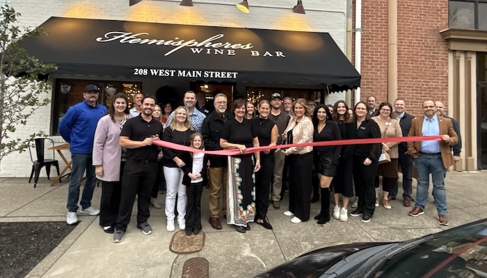Ribbon Cutting for Hemispheres Wine Bar