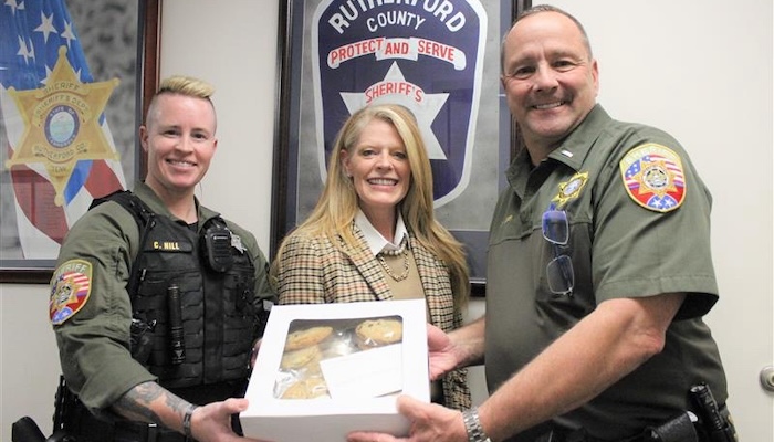 United Communications Visits Rutherford County Sherriff