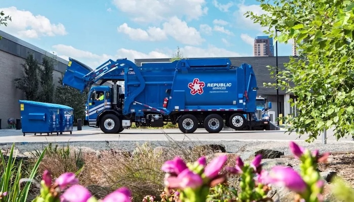 Republic Services Dumpster