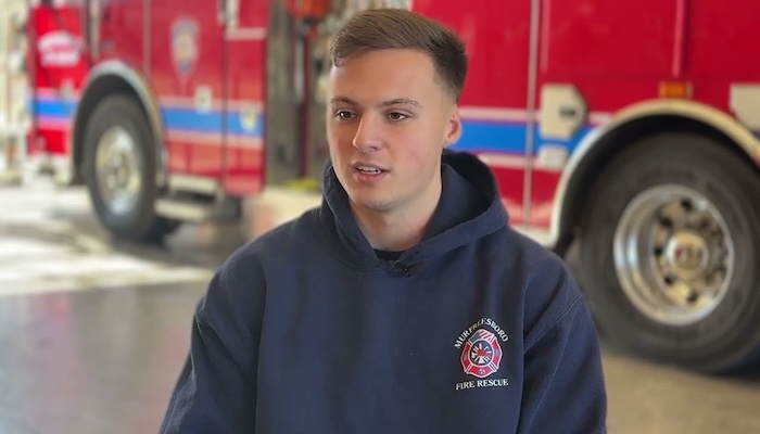Evan Staples MFRD Firefighter