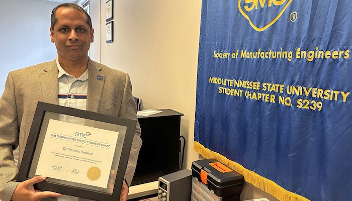 MTSU's Vishwas Bedekar