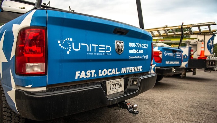 United Comunications Truck