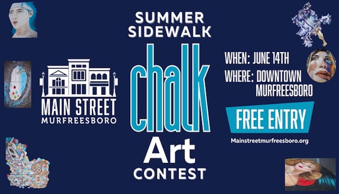 Summer Sidewalk Chalk Art Contest