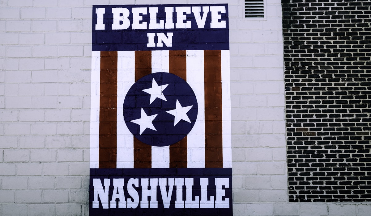 Nashville July 4th fireworks over the Cumberland River
