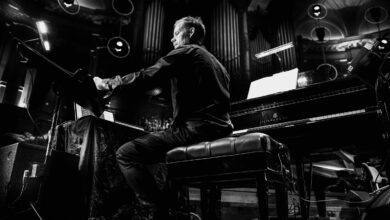Composer Max Richter performing live